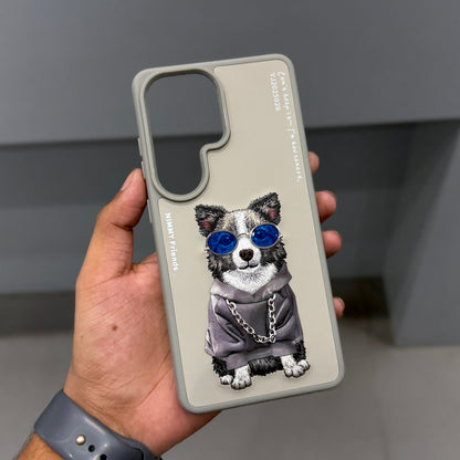NIMMY DOG SAMSUNG CASE-GREY ( No. 3237 )