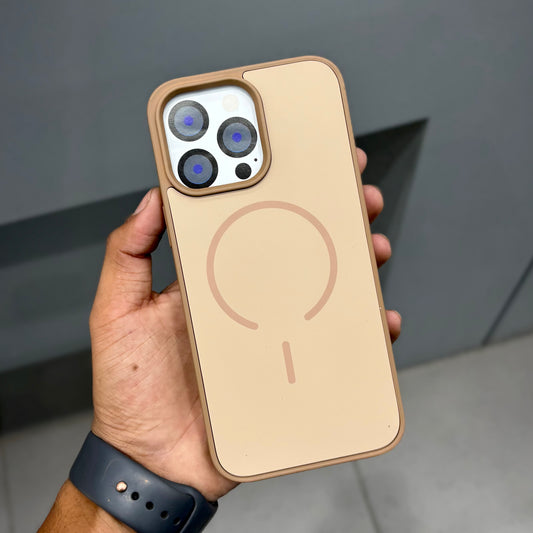 HAMURU SKIN FEELCASE MAGSAFE - BROWN ( No. 2384 )