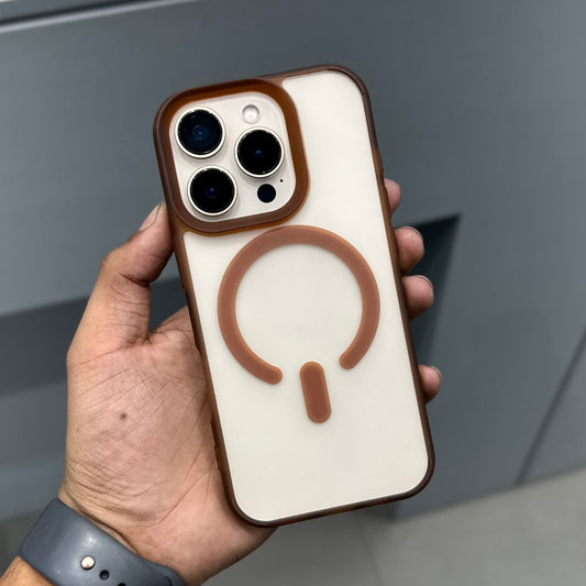 SILKLINE CASE WITH MAGSAFE TPU - BROWN ( No. 2646 )