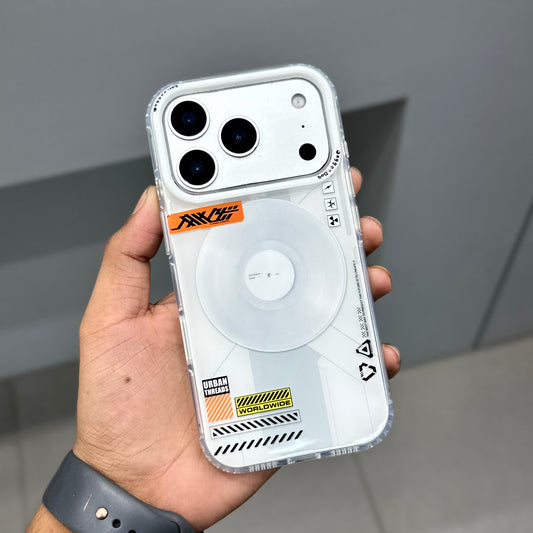 LAZZY BOAT MATRIX SHIELD WITH MAGSAFE CASE - WHITE ( No. 2598 )