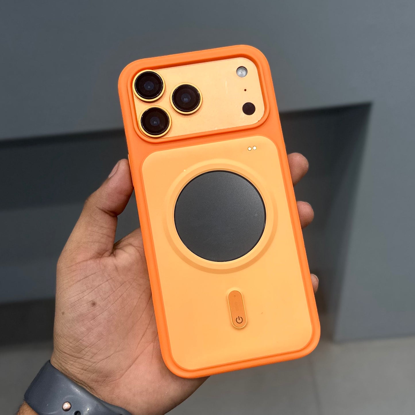 FERE FIT DISPLAY MAGSAFE CASE-ORANGE ( No. 3666 )