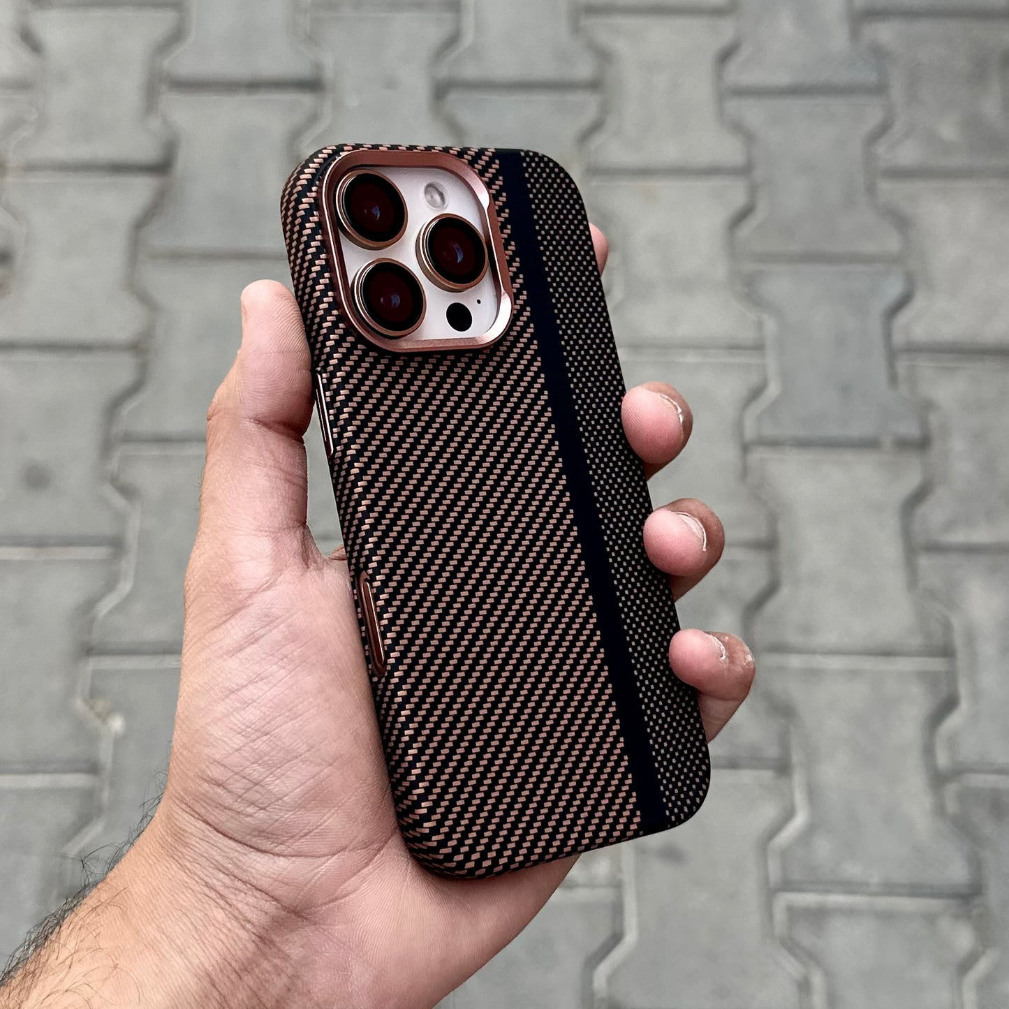 Luxo Brown Check 8.0 Case ( No. 1768 )