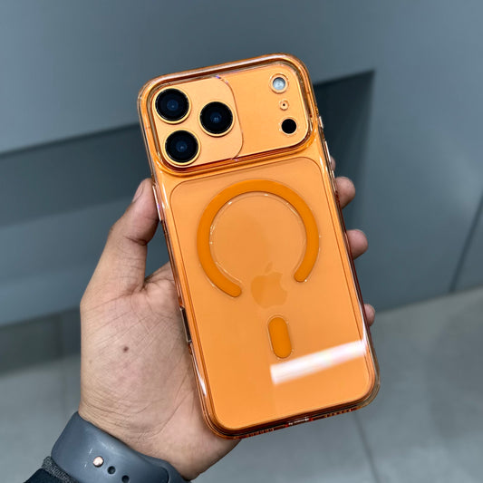 CMAQ ULTRA CLEAR CAPTURE CASE-ORANGE ( No. 3074 )