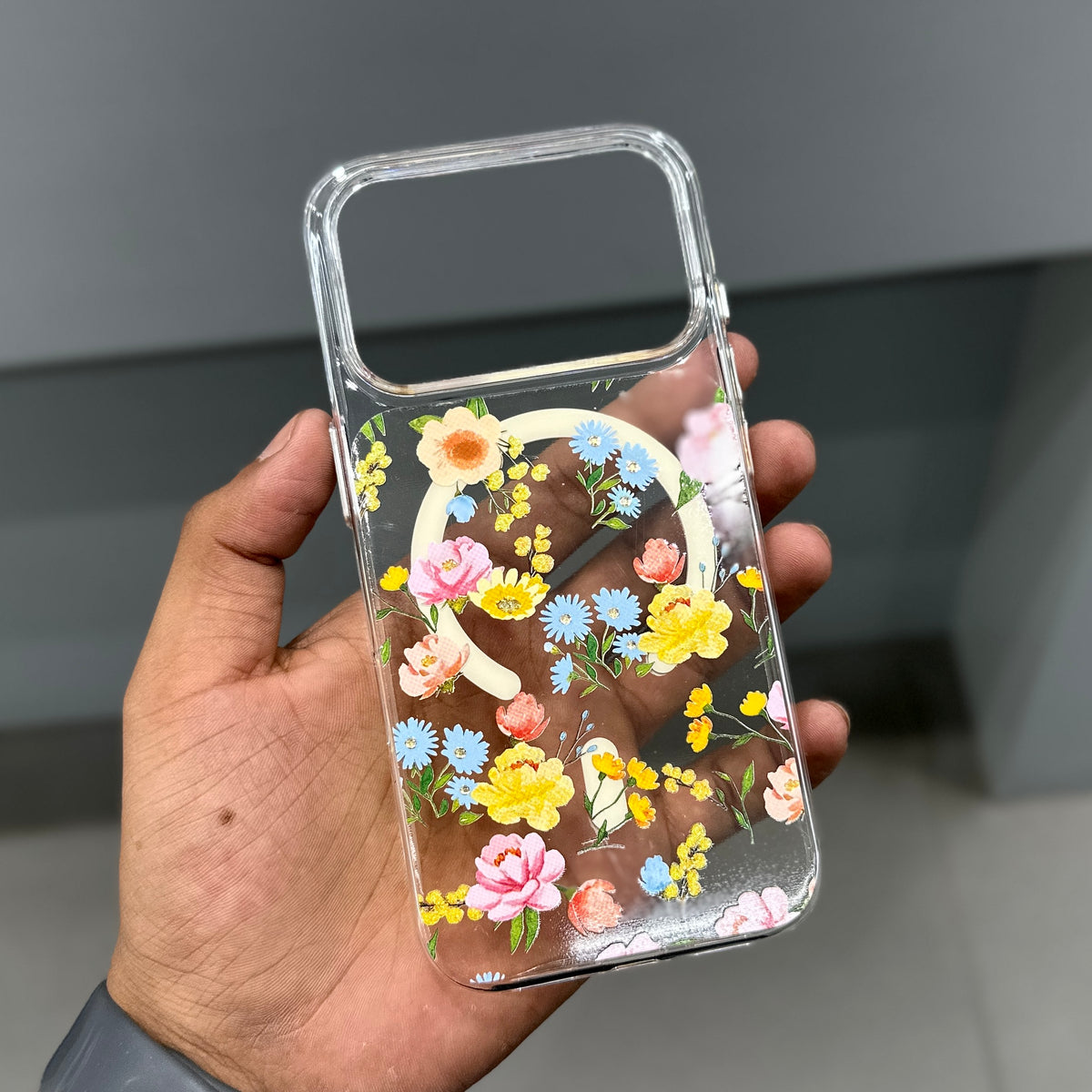 MOSTREET FLOWERS CASE - YELLOW ( No. 3926 )
