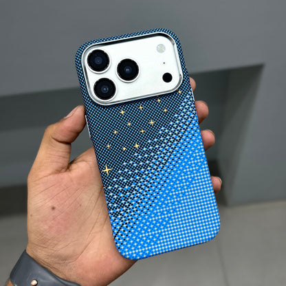 LUXO MAGSAFE CASE-BLUE RAW STARS ( No. 3576 )