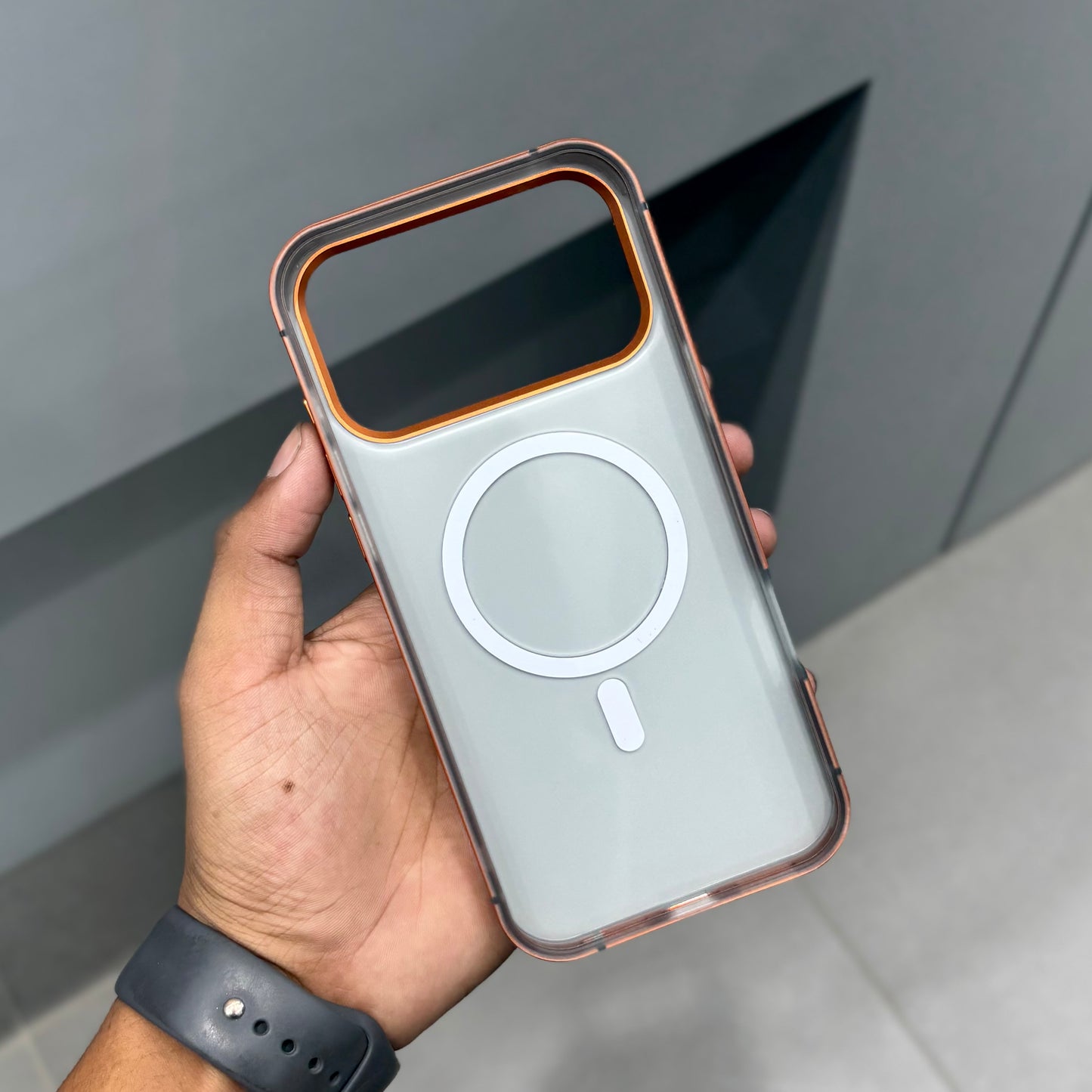 Lito Side Metal Magsafe Case-Orange ( No. 2110 )
