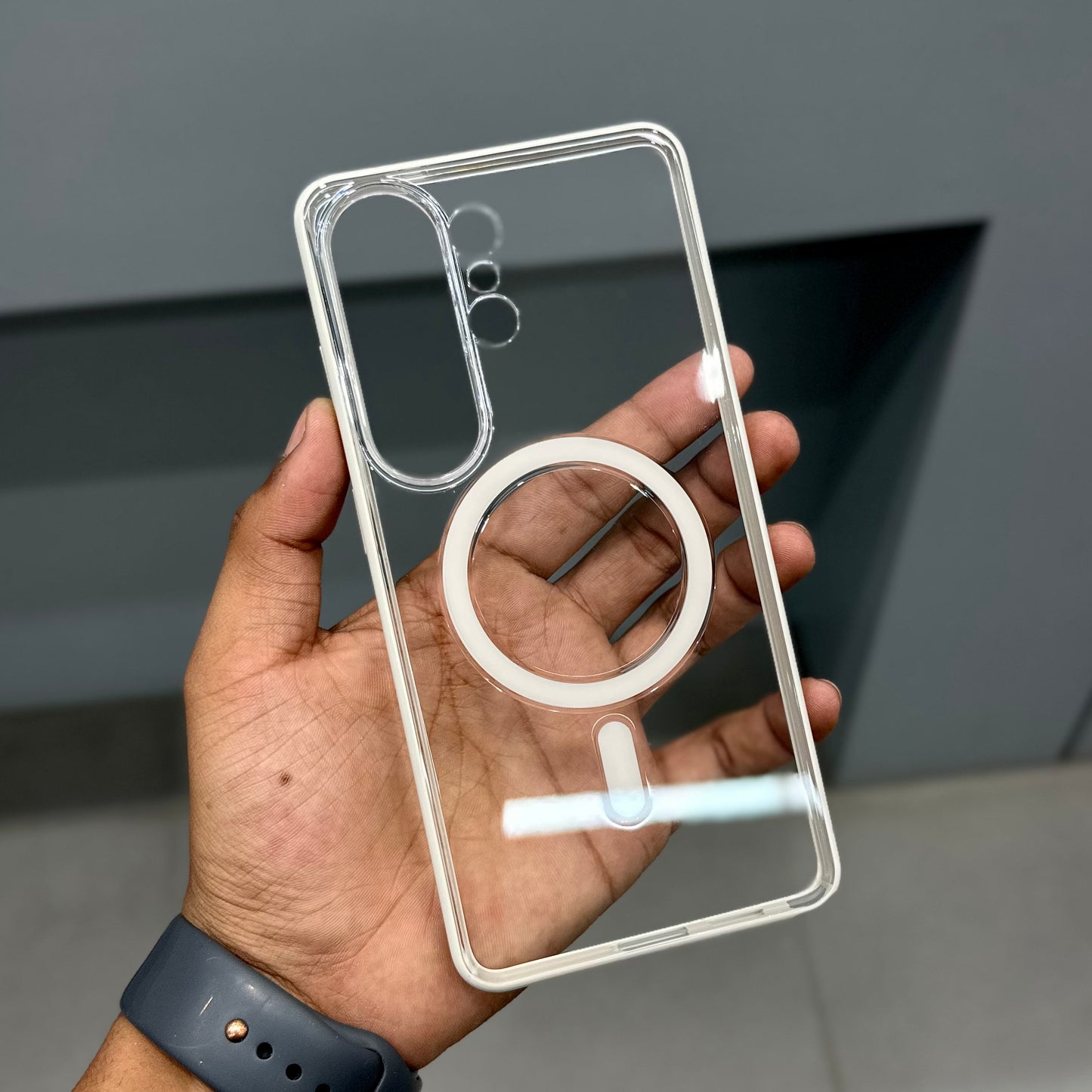 TRANZO AIR WAVE MAGSAFE SAMSUNG CASE - BEIGE ( No. 3244 )