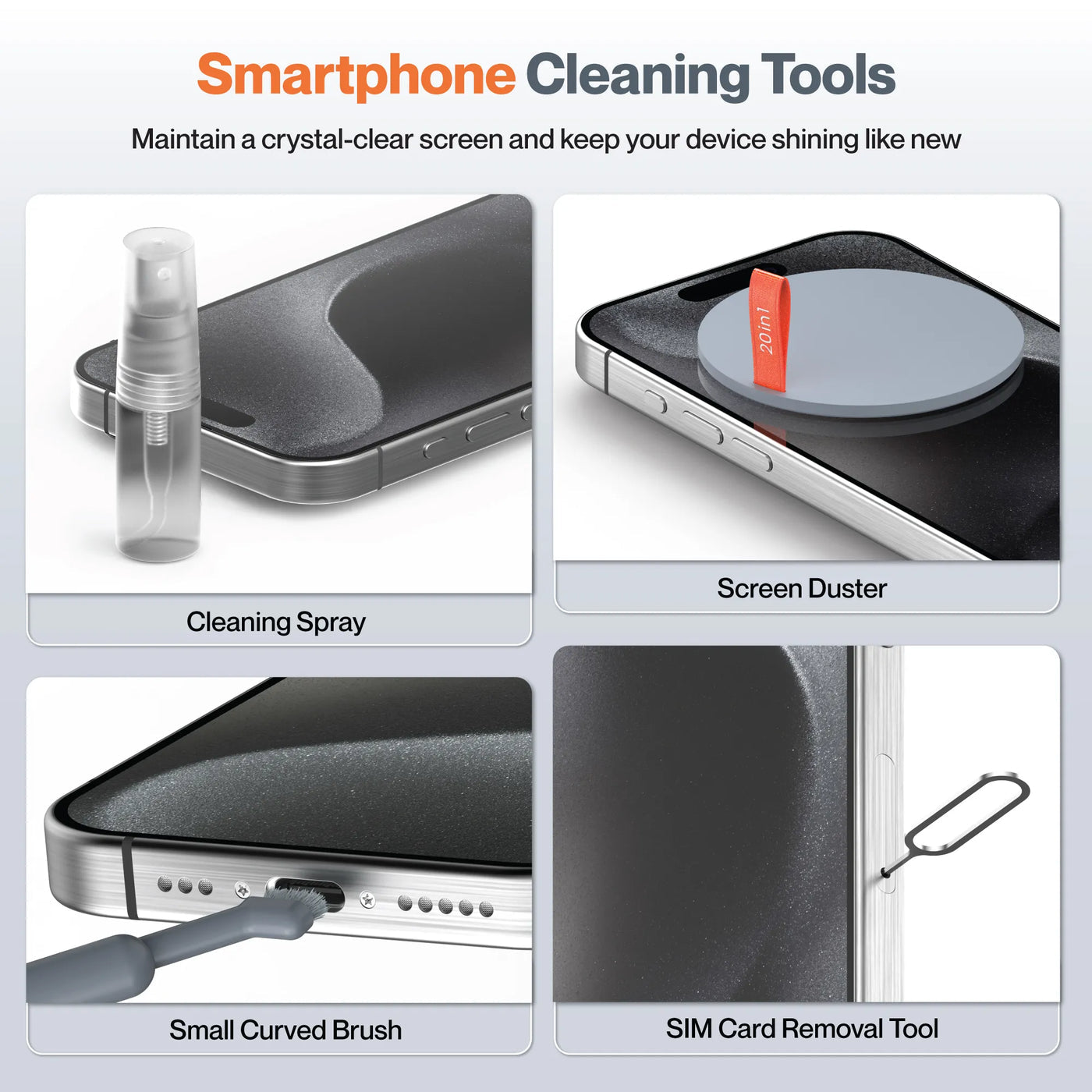 Ambrane 20 in 1 Cleaning Kit ( No.422 )