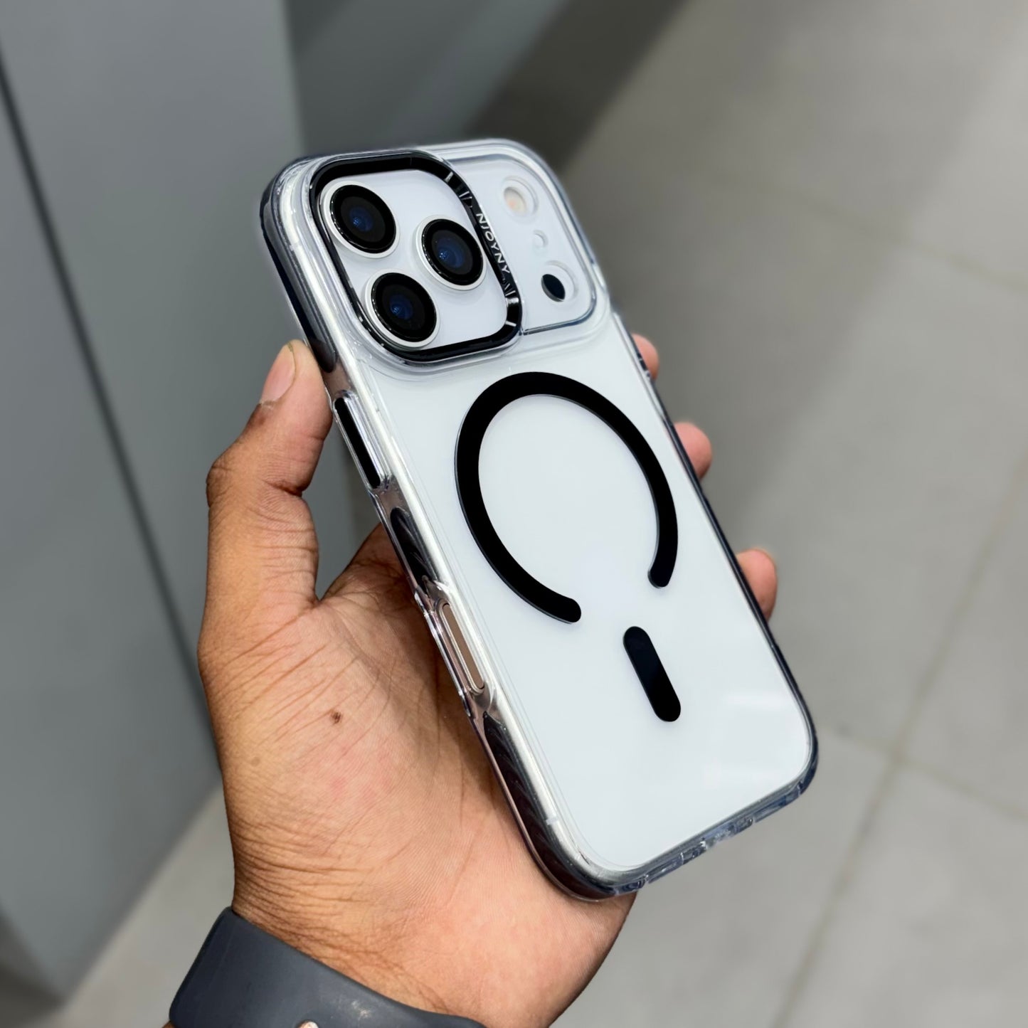 NyJoy Ring Metal Magsafe Case ( No. 2157 )