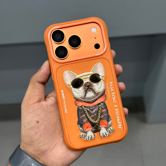 NIMMY DOG CHAIN CASE - ORANGE ( No. 2834 )