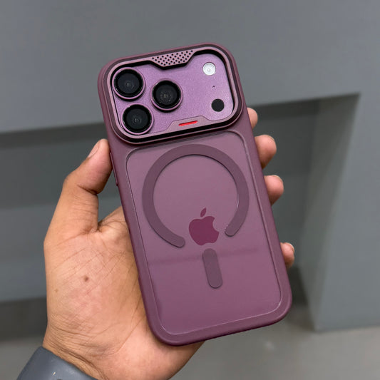 CMAQ AEGIS MAGSAFE CASE - WINE RED ( No. 3865 )