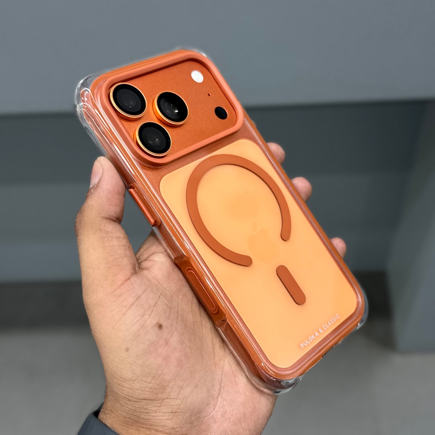 PULOKA AIRBAG CASE MAGSAFE - ORANGE ( No. 2761 )