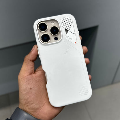 AULUMU VEGAN LEATHER CASE - WHITE ( No. 2640 )