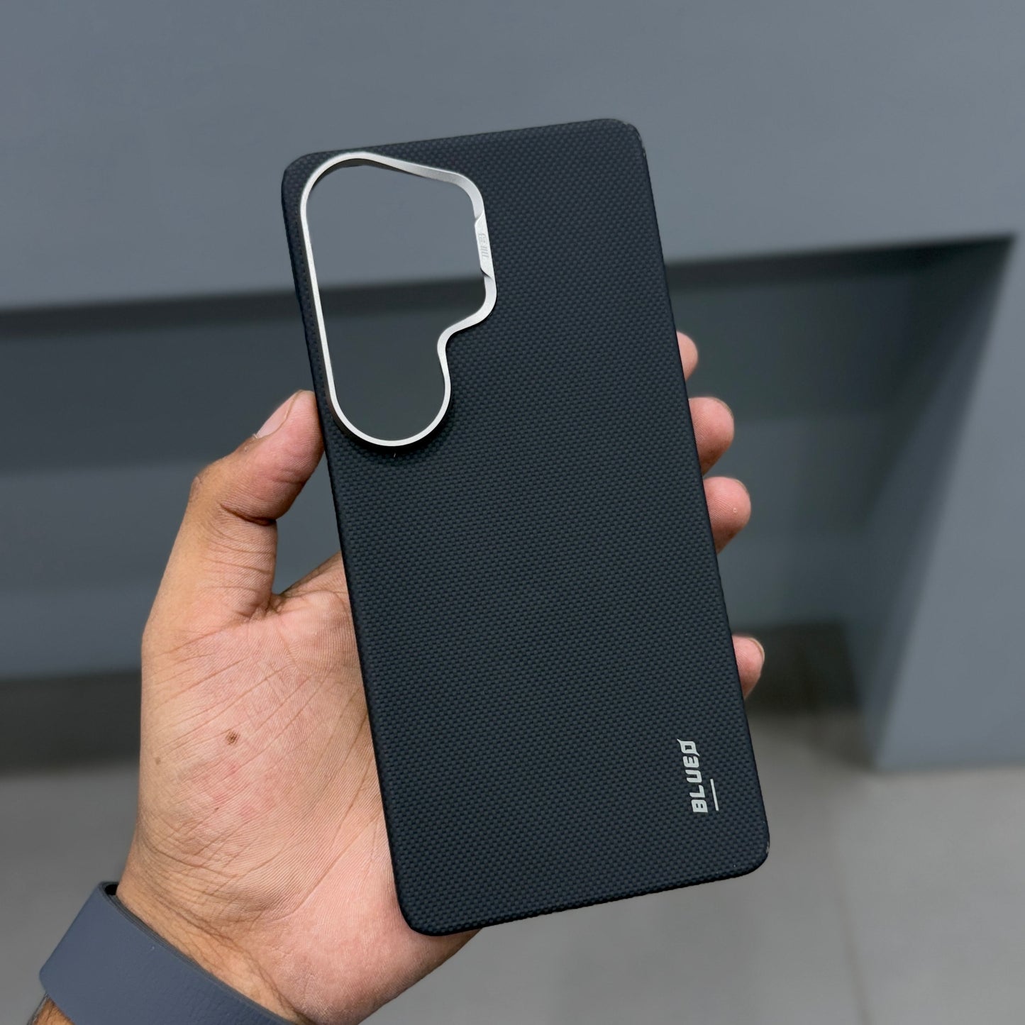 BLUEO ARAMID FIBER REAL CARBON CASE - BLACK ( No. 3424 )