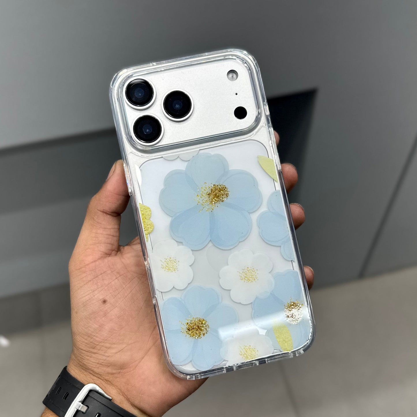 TRANZO BC 02 FLOWER CASE - SKY BLUE ( No. 3628 )