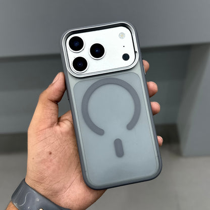 NY FROSTED SIDE SOFT CASE - GREY ( No. 2736 )