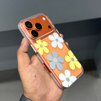 COME FLOWER CASE - WHITE - YELLOW ( No. 2976 )