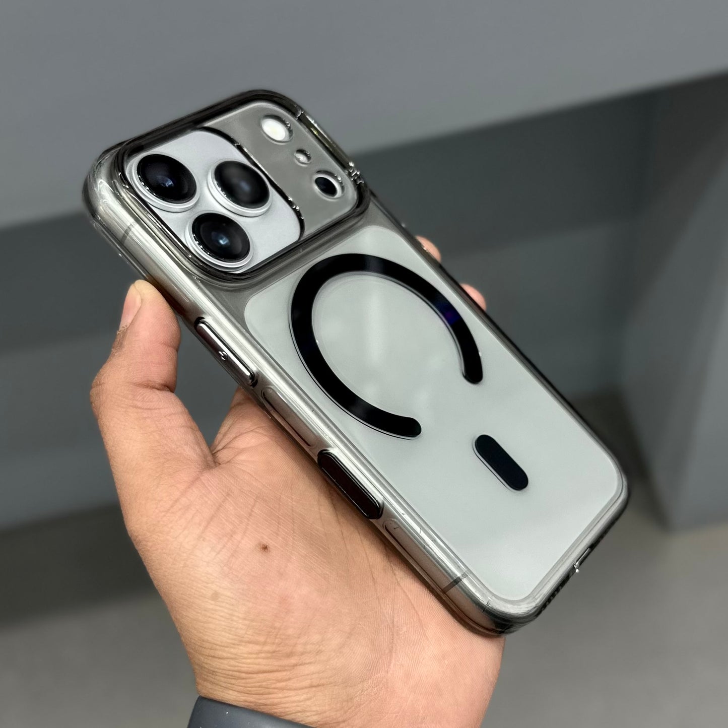 CMAQ ULTRA CLEAR CAPTURE CASE - BLACK ( No. 3071 )