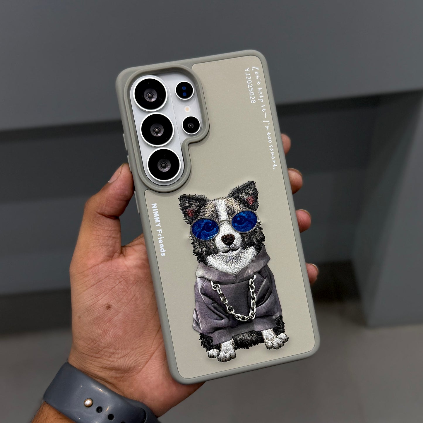 NIMMY DOG SAMSUNG CASE-GREY ( No. 3237 )
