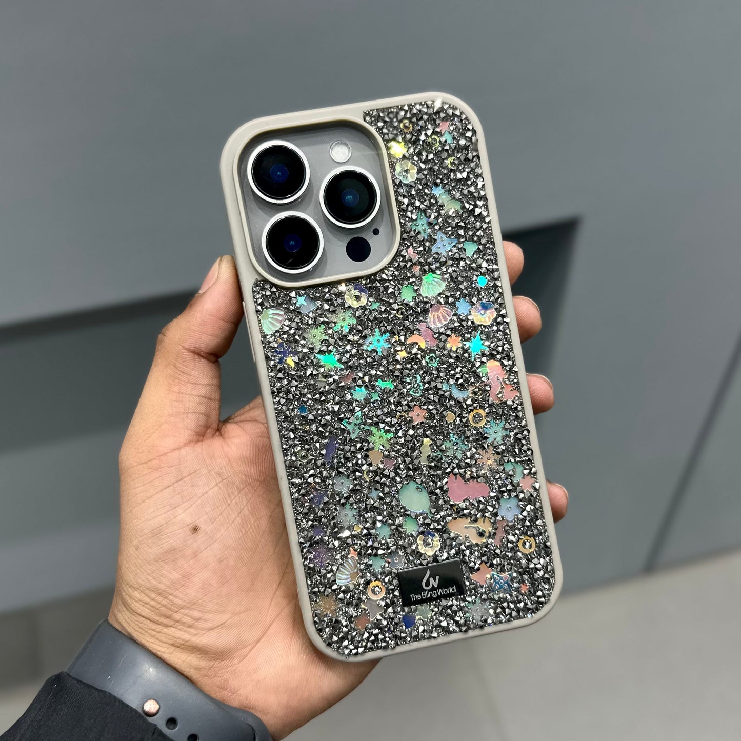 THE BLING WORLD CASE - GREY ( No. 2635 )