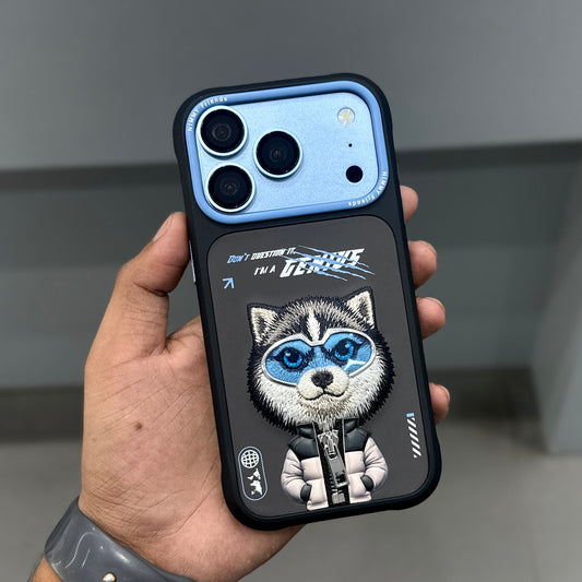 NIMMY DOG CHAIN CASE - BLACK BLUE 2.0 ( No. 2532 )
