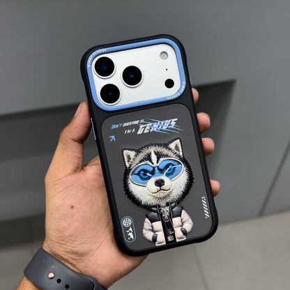 NIMMY DOG CHAIN CASE - BLACK BLUE 2.0 ( No. 2532 )