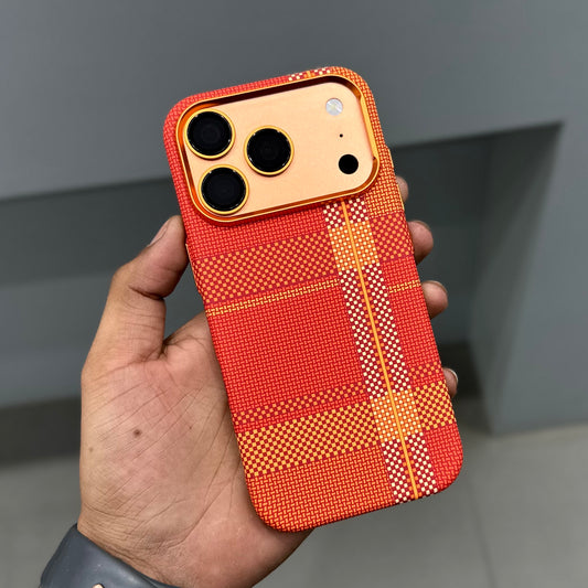 LUXO MAGSAFE CASE - ORANGE JO CHECK ( No. 3584 )