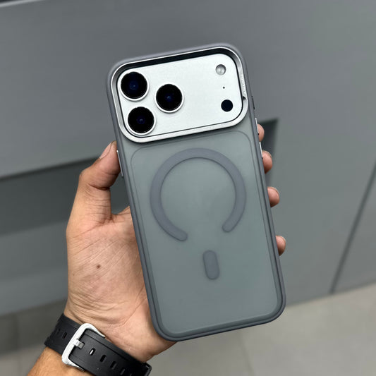 NY FROSTED SIDE SOFT CASE - GREY ( No. 2736 )