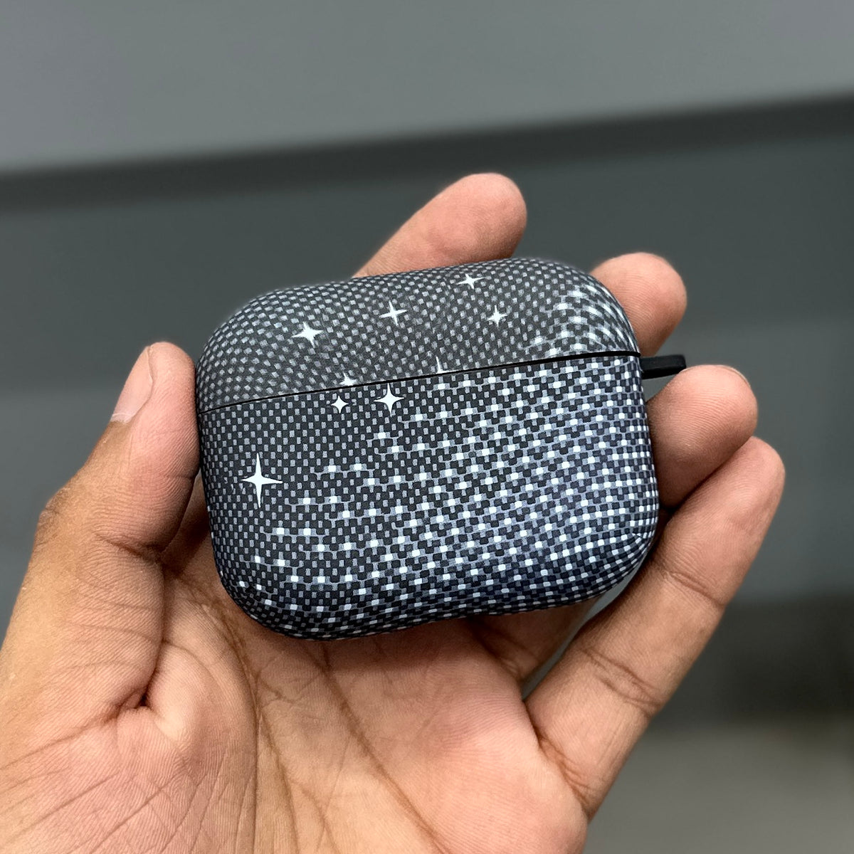 LAKING STARS AIR PODS CASE - BLACK ( No. 3692 )