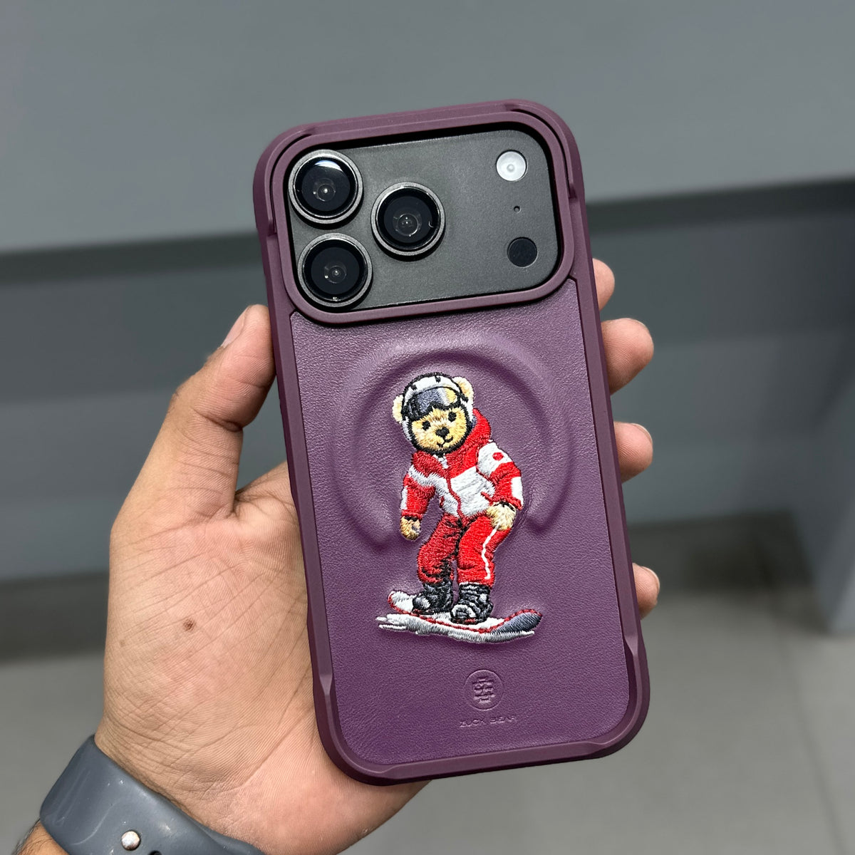 ZUCK BEAR BOUNCE SPORTS CASE - BURGUNDY ( No. 4192 )