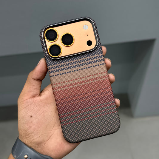 CMAQ ARAMID PRO MAGSAFE REAL CARBON CASE - BROWN LOOP ( No. 3320 )