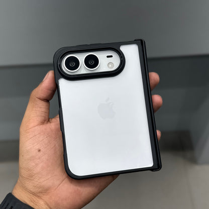 TRANZO BLACK FRAME I PHONE DUO CASE - BLACK ( No. 4073 )
