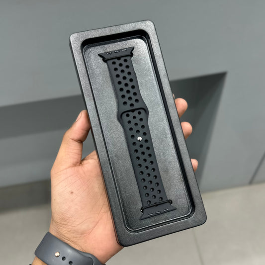 AERO FLEX SPORTS STRAP - DARKGREY - BLACK ( No. 3080 )