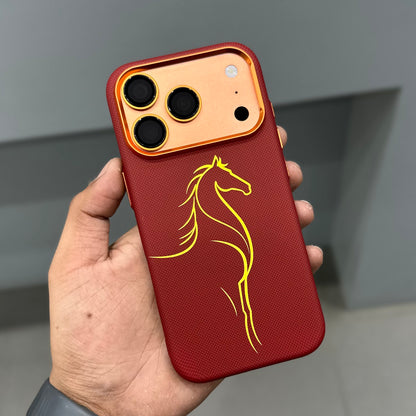 LUXO HORSE P MAGSAFE CASE - RED ( No. 3541 )