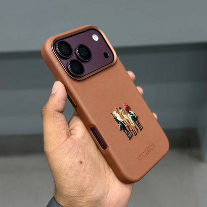 SANTA BARBARA JUSTIN CASE WITH MAGSAFE- BROWN ( No. 2240 )
