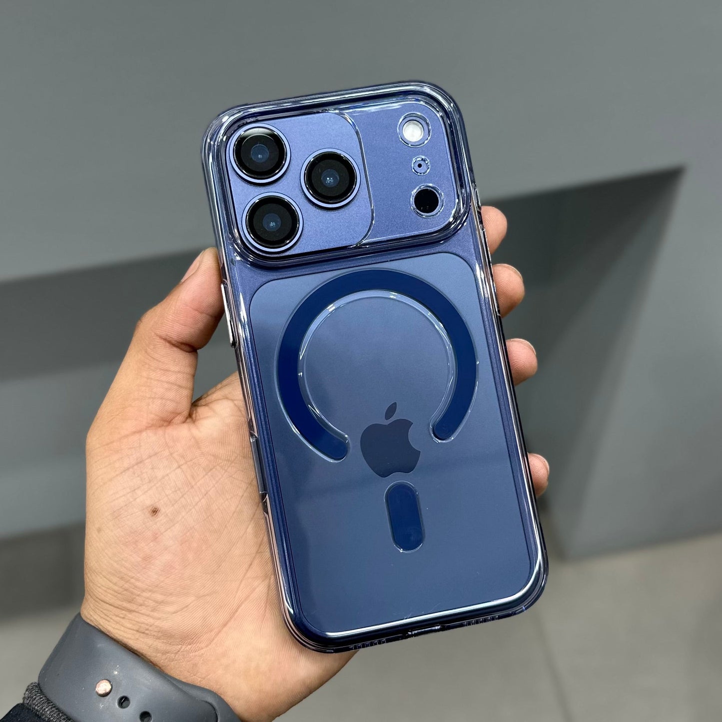 CMAQ ULTRA CLEAR CAPTURE CASE-BLUE ( No. 3072 )