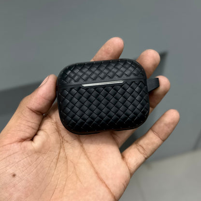 GLITCH SILICON AIRPODS CASE - BLACK ( No. 2842 )