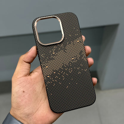 LUXO MAGSAFE CASE - BROWN STARS ( No. 3580 )