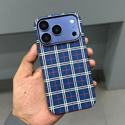 LUXO CARBON CASE - BLUE CHECK ( No. 2499 )