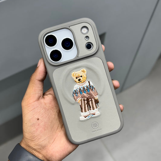 Zuks Bear Magsafe Case-Grey ( No. 2149 )
