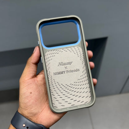 NIMMY MAGSAFE CASE- GREY BLUE ( No. 2542 )