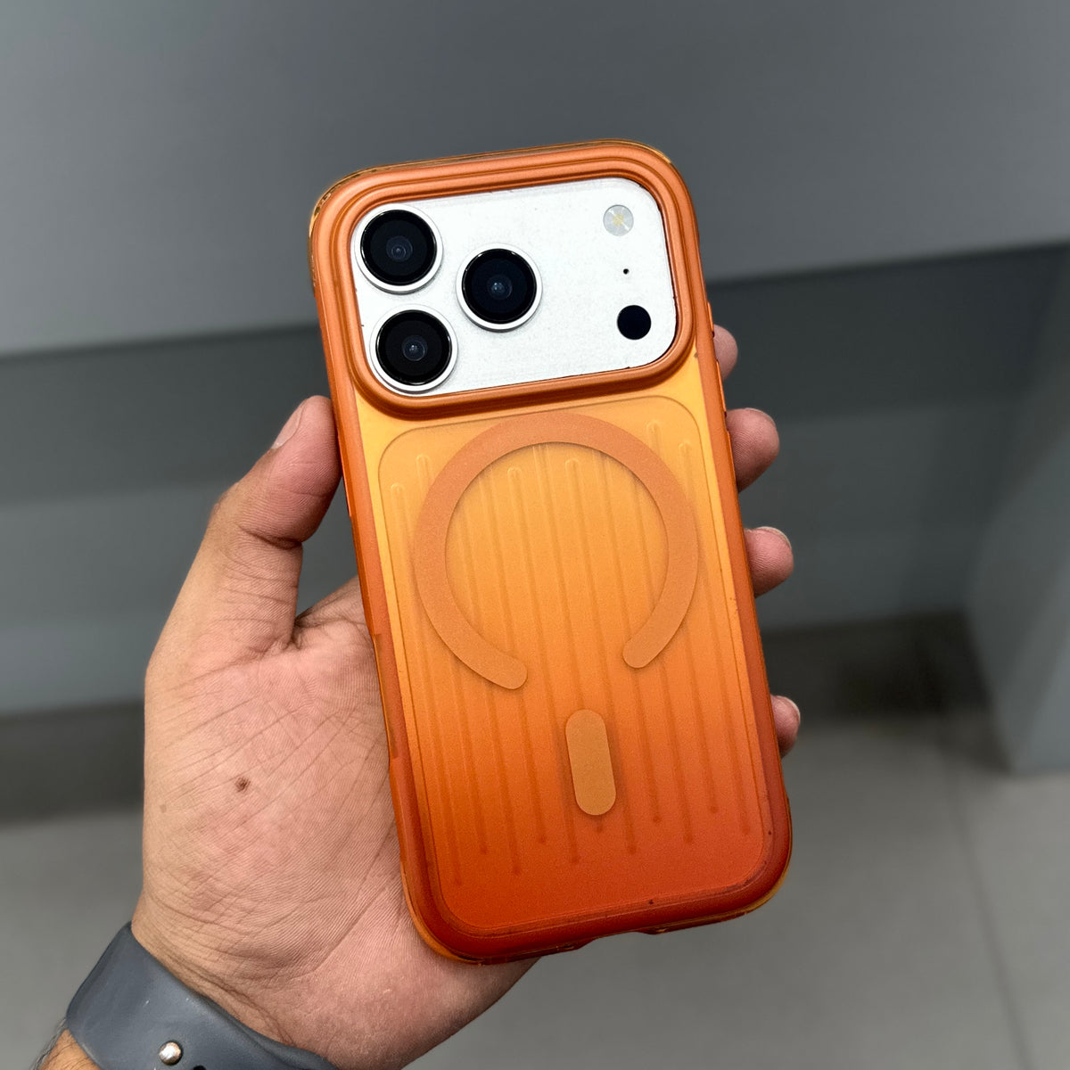 CMAQ AUREN MAGSAFE CASE - ORANGE ( No. 4092 )
