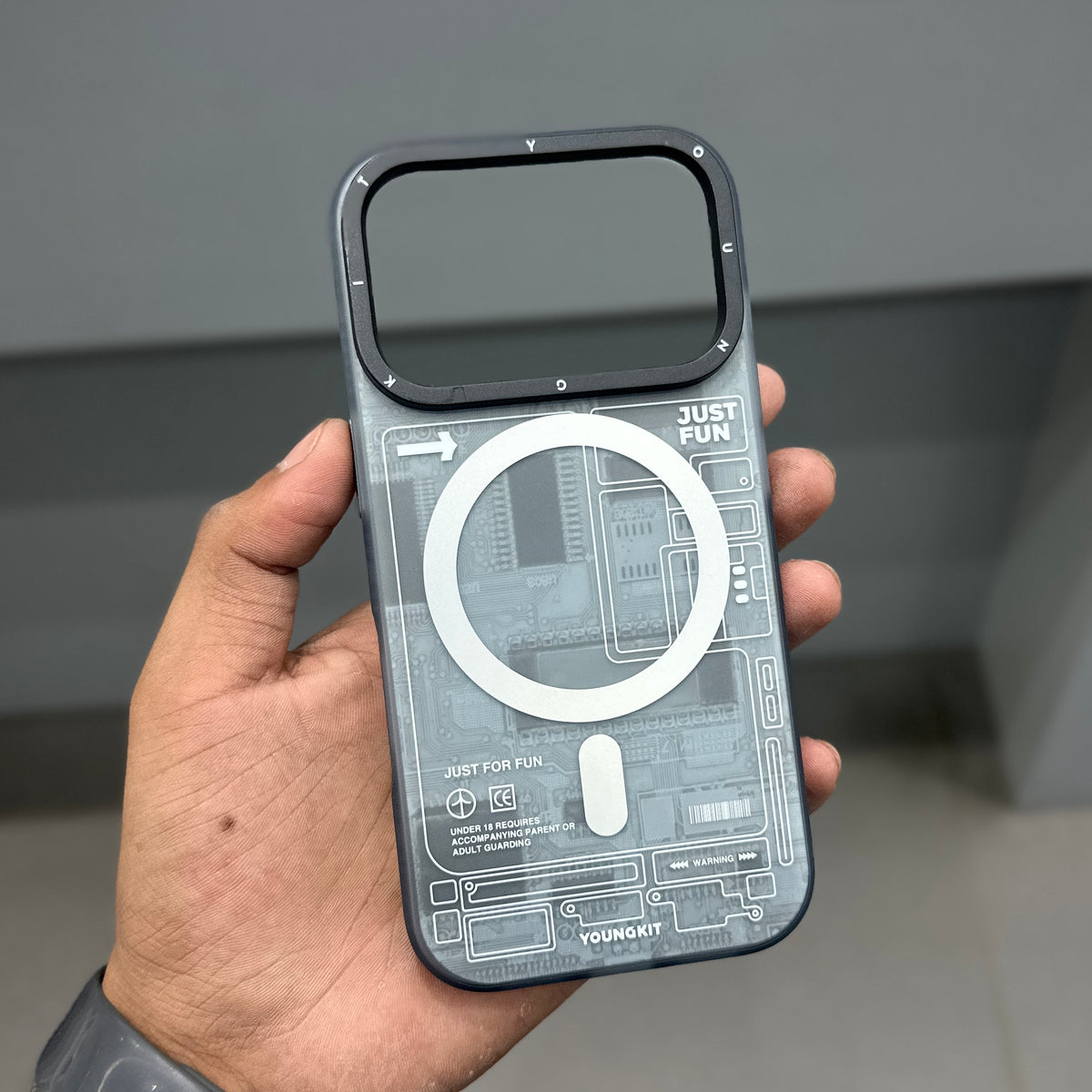 YOUNGKIT CYBER SERIES CASE - GREY ( No. 4024 )