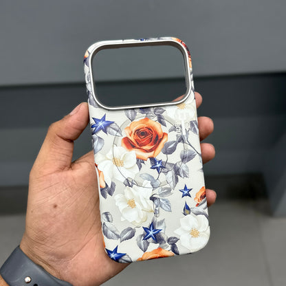 ONE GIF FLORAL EMPRESS EDITION MAGSAFE CASE - GREY 2.0 ( No. 4175 )