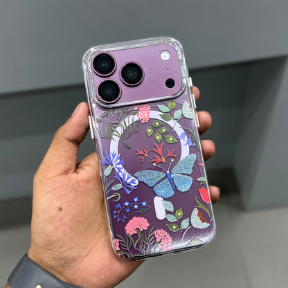 MOSTREET FLOWERS CASE - PURPLE ( No. 3924 )
