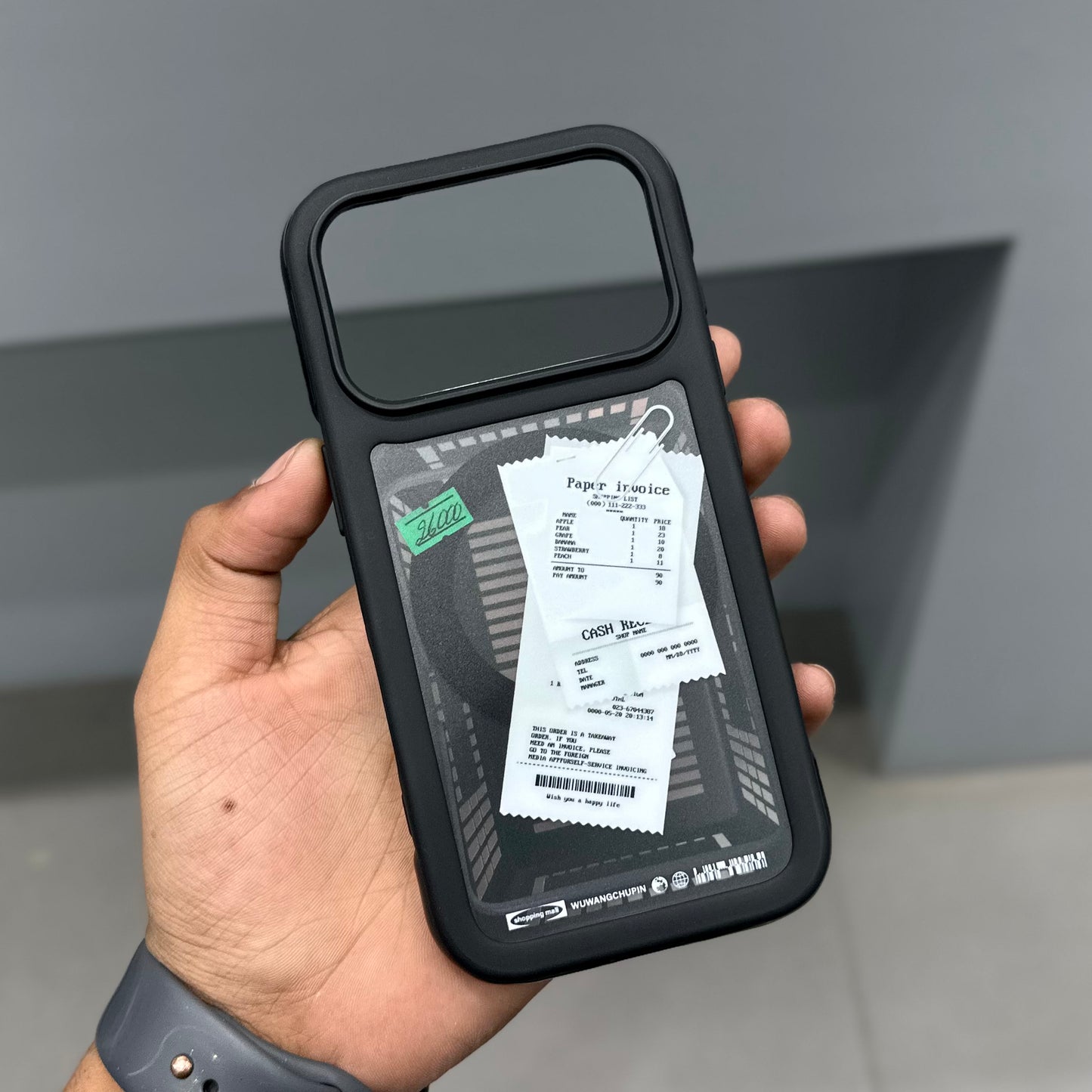 INVOICE MAGSAFE CASE- BLACK ( No. 3256 )