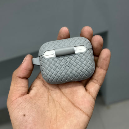 GLITCH SILICON AIRPODS CASE - GREY ( No. 2843 )