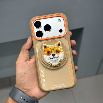 NIMMY POPUP CASE - BROWN ORANGE ( No. 2698 )