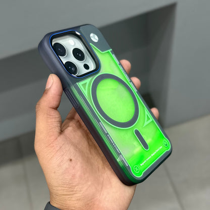 GRAFIX SAND FLOTING CASE WITH MAGSAFE - GREEN ( No. 2650 )