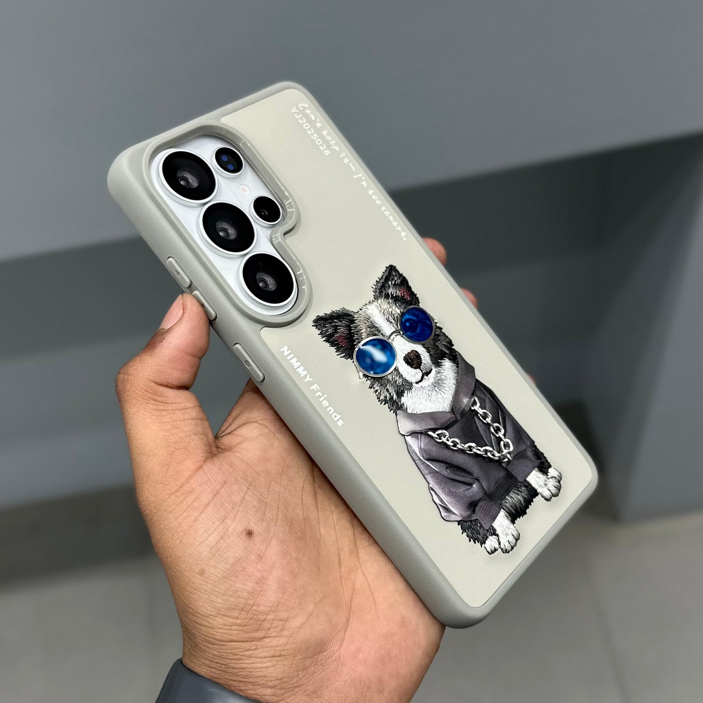 NIMMY DOG SAMSUNG CASE-GREY ( No. 3237 )